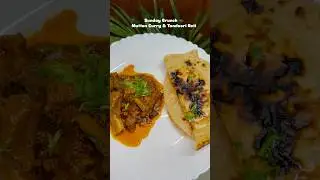 Making new recipes🫶🏻🧿 #tandooriroti #muttoncurry #sunday #foodshorts #homecookinga