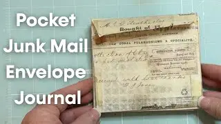 Pocket Junk Mail Envelope Journal