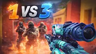 1v3 in a ranked snd match  #codmobile #codmclips #sniping 