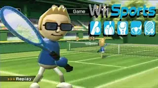 Wiicreational #9 Wii sports Tennis Round Two