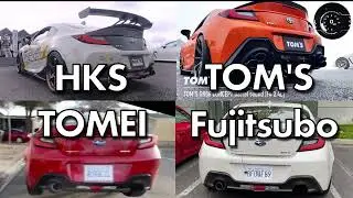 Top Four 2022 GR86 & BRZ Exhaust Sound Comparisons Part 2