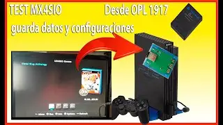 💥TEST MX4SIO | ✅GUARDA PARTIDAS Y CONFIGURACIONES desde opl 1917