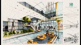 How to design like an architect - interior perspective - for beginners and professionals