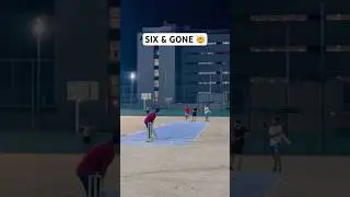 Six & Gone 🤯Ultimate Cricket Moment 🏏 #cricket #cricketlovers #shorts