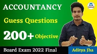 Accountancy Class 12th Objective | Account Class 12 Objective Questions | Edu Aditya