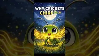 The Sweet Reason Crickets Make Sounds at Night 🌙 #shorts