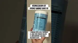 Ice hydro Amino dari FA! Murah, enak, dan Anabolik #fitnessindonesia #fiksufitness #amino