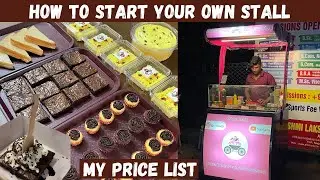 Price list of our stall items | How to open your own stall | தமிழ்
