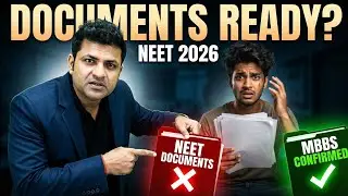 NEET 2026 BIG MISTAKE ❌ | Make these Documents Ready otherwise  MBBS Cancel! #neetmotivation