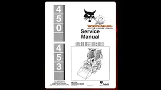 BOBCAT 450 453 SKID STEER LOADER WITH BICS WORKSHOP SERVICE REPAIR MANUAL