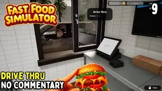 Fast Food Simulator 🍔🍟 Drive-Thru + Coffee | Solo Longplay No Commentary #9