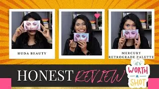 ಹುಡಾ ಬ್ಯೂಟಿ ಐಶ್ಯಾಡೋ ಪ್ಯಾಲೆಟ್ | Worth the Splurge? | Huda Beauty Mercury Retrograde Palette Review!