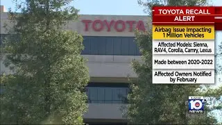 Recall affects Toyotas with airbag issue