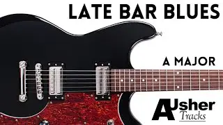 Late Bar Blues Guitar Backing Track Jam in A major