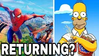 Карта Fortnite из 3-й главы возвращается в сезоне совместной игры с Симпсонами! 😱 (место интереса...
