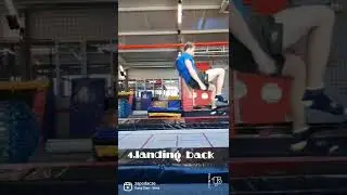 Szybki tutorial salta w prz&oacute;d na trampolinie #trampoliny #salto #nauka #zabawa #poradnik