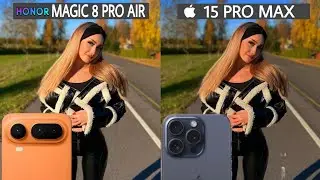 Honor Magic 8 Pro Air VS iphone 15 Pro Max Camera test Comparison 