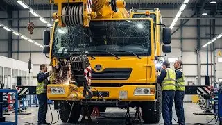 How Liebherr Creates the World&rsquo;s Biggest Mobile Cranes &mdash; Factory Deep Dive