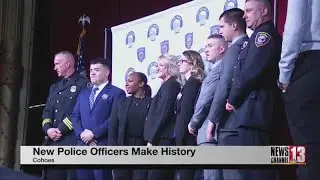 New Cohoes police officers make history