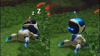I woke up Astro Bot from his sleep