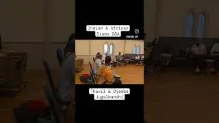 Epic Indian & African Drum Combo: Thavil & Djembe Collab 🌎🎶🥁🪘
