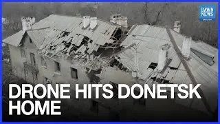 Drone Strikes Residential House in Donetsk, Two Wounded | Dawn News English
