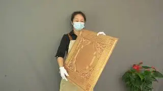 PL65 Vintage brown gold ceiling tiles