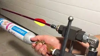 Homemade over the barrel arrow shooter - airbow