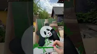 #panda #art #painting #peterburg #искусство #масляныекраски #искусствовмассы