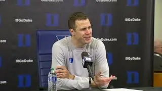 Jon Scheyer Duke vs Pitt Postgame Press Conference