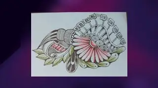 Zentangle art || mandala art || step by step drawing idea #zentangle #