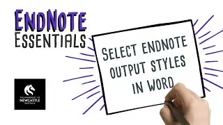 Selecting EndNote Output Styles in Word
