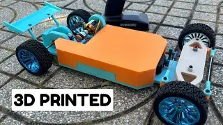 Я сделал своими руками радиоуправляемую машинку, напечатанную на 3D-принтере, с помощью ремня GT2...