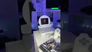 Connected Sony PlayStation One to the LCD Screen 📺 #asmr #sony #playstation #retrogaming #gaming