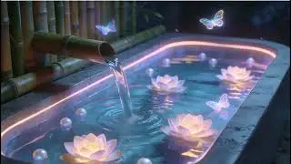 💫 Silent Bamboo Breeze & Piano Ease | Tranquil Music for Night
