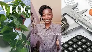 LIVING ALONE DIARIES//New business,Investments,High living costs,Transplanting plants.....