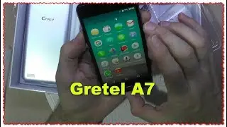 Gretel A7 смартфон mtk6580a Android  GPS обзор