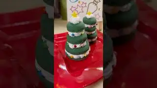 Let&rsquo;s Fake Bake cute Macaron Christmas trees! #fakebake #Christmas #peepthisyall