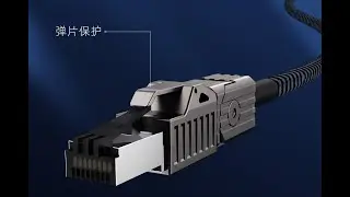 Супер Скоростной сетевой кабель Hagibis CAT8 10 Gigabit Ethernet Cable RJ45 Ethernet Port