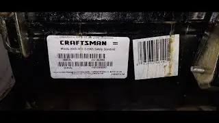 Снегоуборщик Craftsman  против циклона 