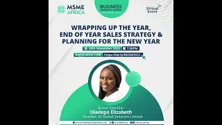 MSME AFRICA NOVEMBER 2022 BUSINESS GROWTH SERIES
