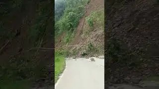 Landslide near 5th sector army camp #explore #travel #nagaland #blonglimbu #shorts