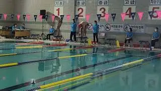 22년 정읍 단수로 수영대회 접영 50M 남자 2그룹 윤훈현