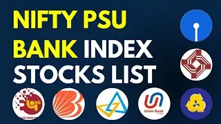 Nifty PSU Bank Stocks List 2023 | Nifty PSU Bank Company List 2023 | Nifty PSU Bank Shares Overview