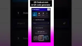AI QR Code Generator using qrcode-ai.com #ai #aiqrcode #aitools #tech