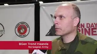 BGen Trond Haande, Norwegian Army, at Modern Day Marine 2024