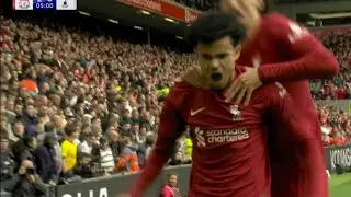 Liverpool vs Tottenham 2:0 Goal Diaz Premier League 22/23