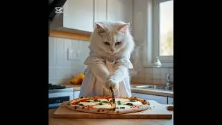 Margherita Pizza🍕🍕 #cat #viral #cooking #asmr