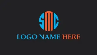 How to Create SMC Logo Design | Logo Design Illustrator | Letter Logo design.