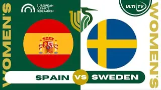 Sweden vs Spain &mdash; WOMEN's Pool &mdash; European Ultimate Championships #EUC2023